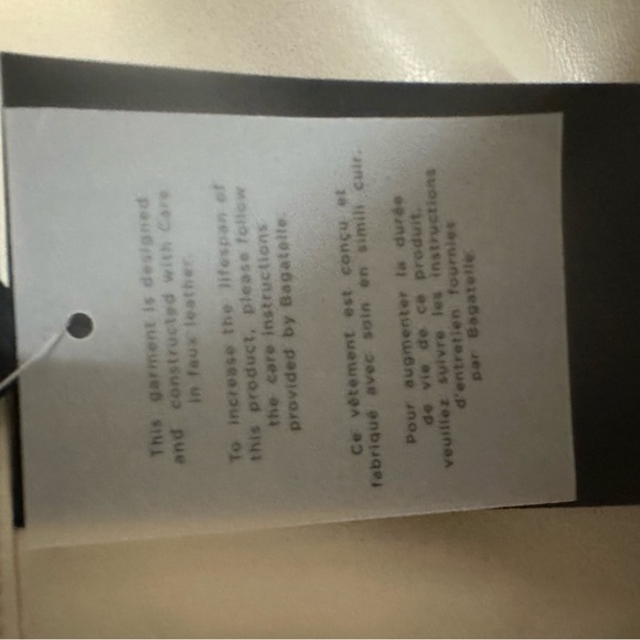 Bagatelle Off-White Faux Leather Pants - Picture 4 of 7